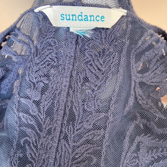 Sundance Catalog Long Sleeve Boho Lace Cardigan Topper - Picture 8 of 9
